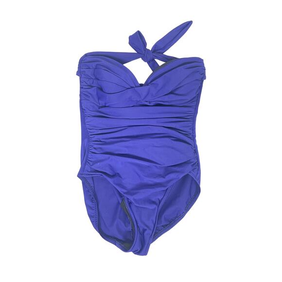 Magicsuit purple strapless shaping one piece swimsuit 10 - Picture 1 of 6